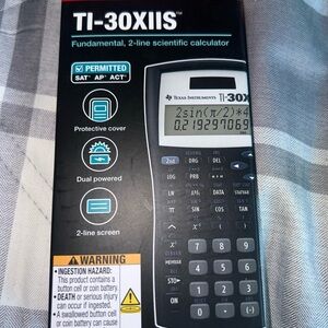 Texas Instruments TI-30XIIS Scientific Calculator - Black and Gray